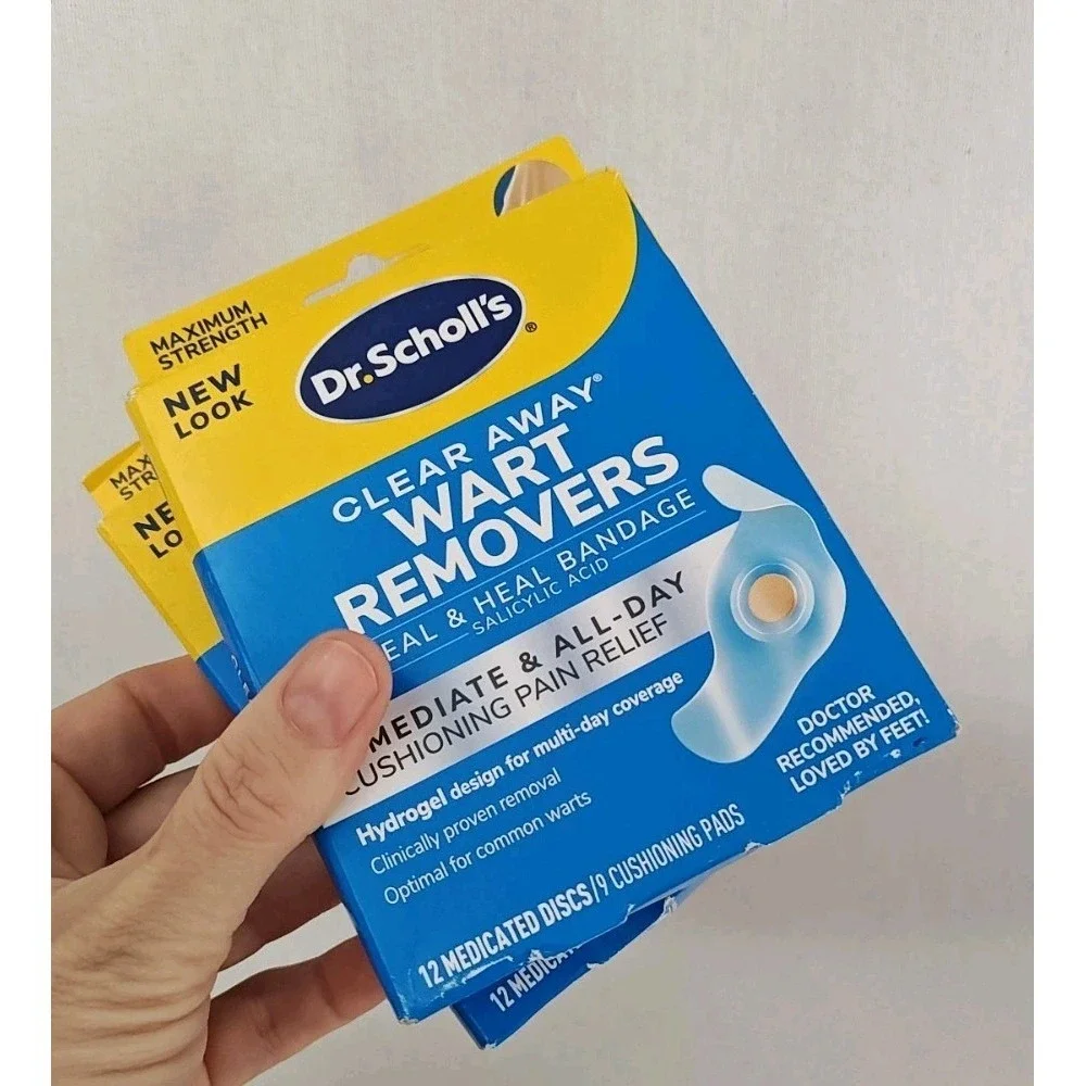 Dr Scholl's Maximum Strength Clear‎ Away Wart Removers 2 X 12 Medicated Discs
